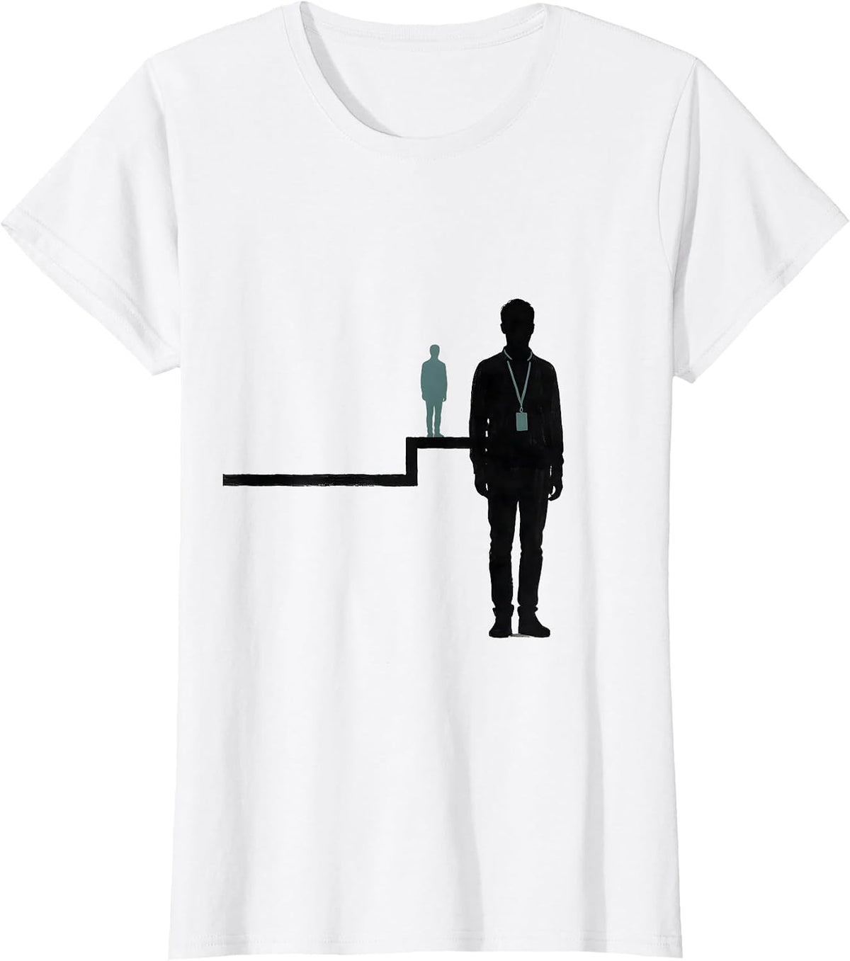 Para Support Staff Minimalist Humor Appreciation T-Shirt - White