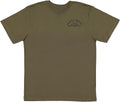 John Deere Vintage Key to Farming SS Tee in Military Green - Military Green