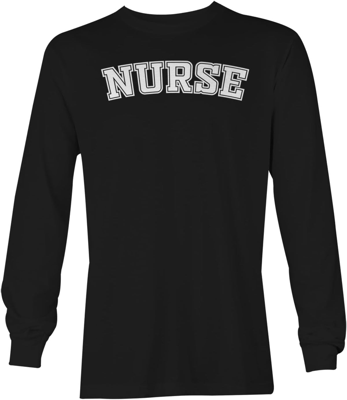 Tcombo Nurse - Registered Nursing RN Unisex Long Sleeve Shirt - Black