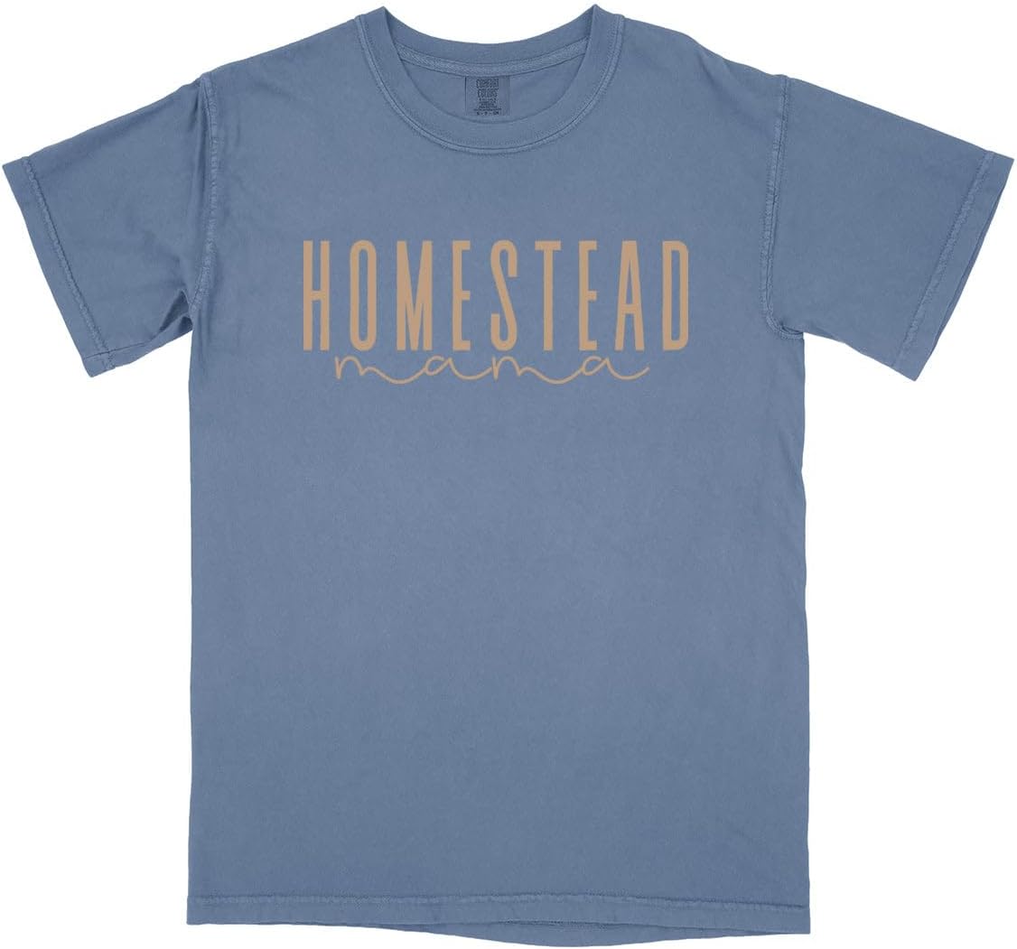 Homestead Mama Comfort Colors Short Sleeve Tee Unisex - Blue Jean
