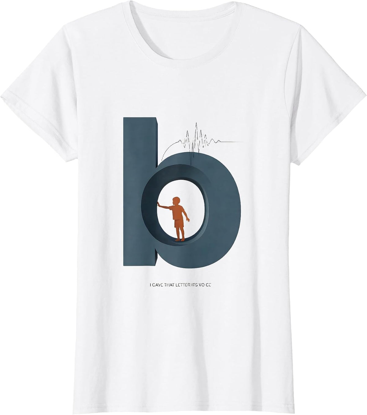 I Gave That Letter Its Voice Cute Speech Language T-Shirt - White
