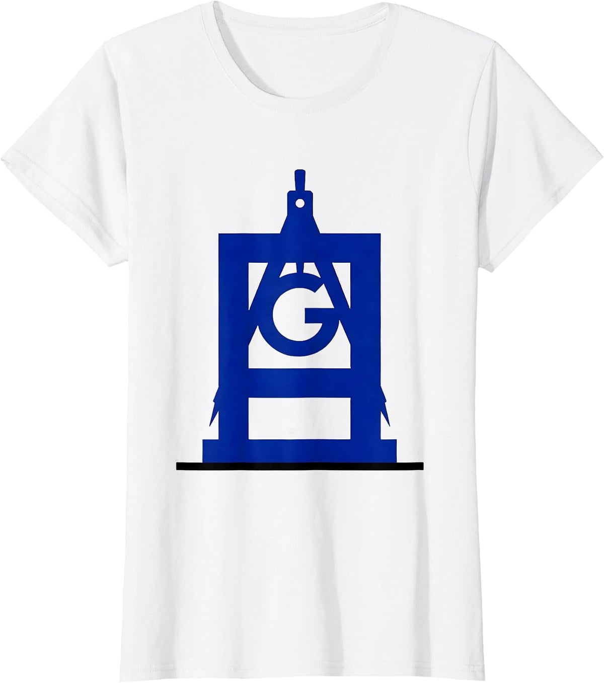 Square And Compass Freemason Lodge Member Pride T-Shirt - White