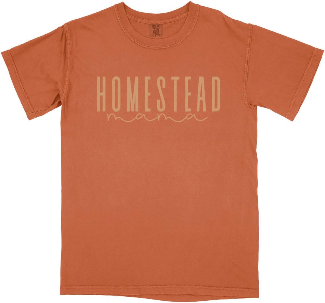 Homestead Mama Comfort Colors Short Sleeve Tee Unisex - Yam