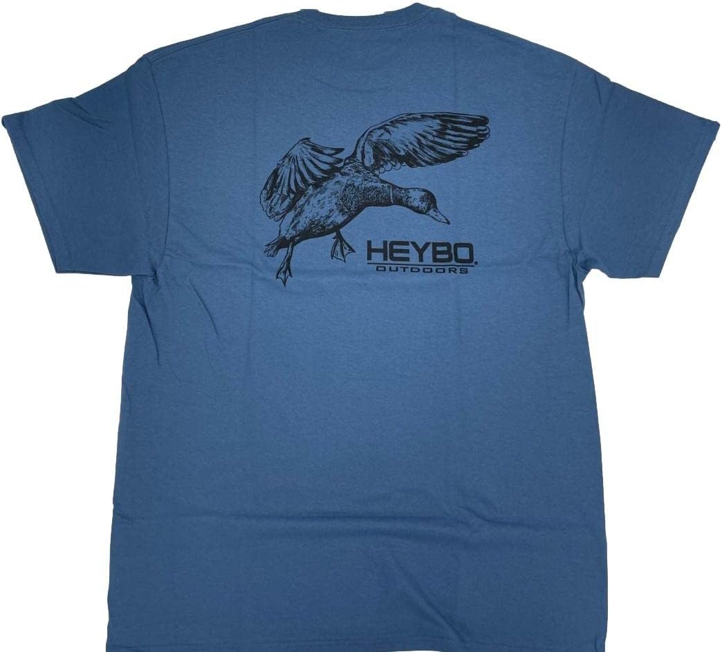 Heybo Duck Hunting SS T-Shirt, Duck Hunt T-Shirt - Slate Blue