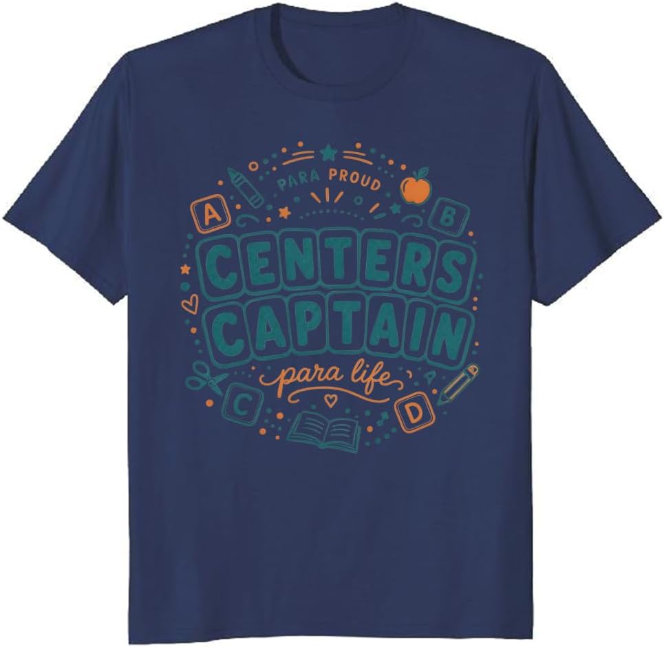 Morning Duty Para T-Shirt Staff Appreciation Doodle Badge Tee - S6