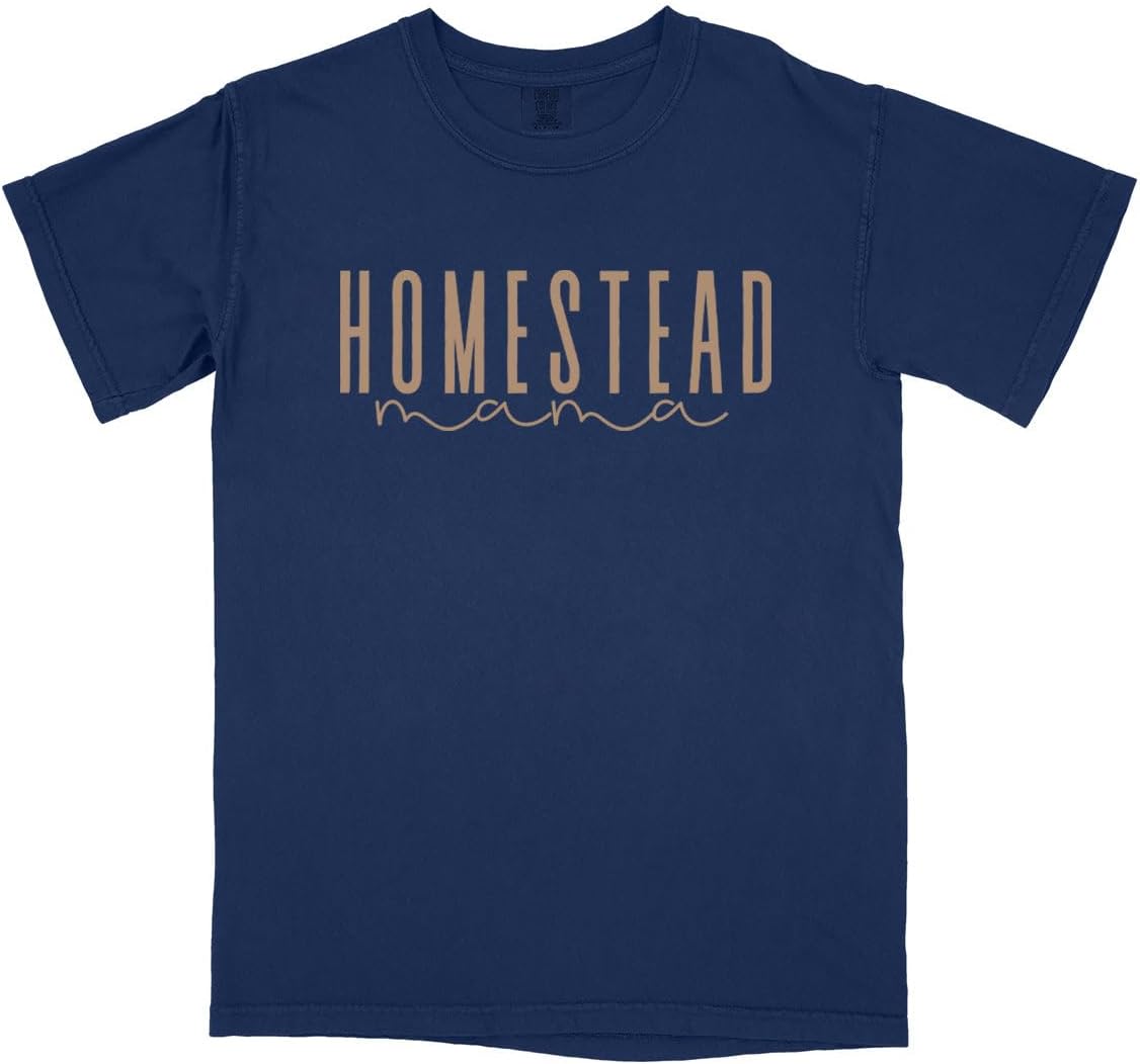 Homestead Mama Comfort Colors Short Sleeve Tee Unisex - Navy