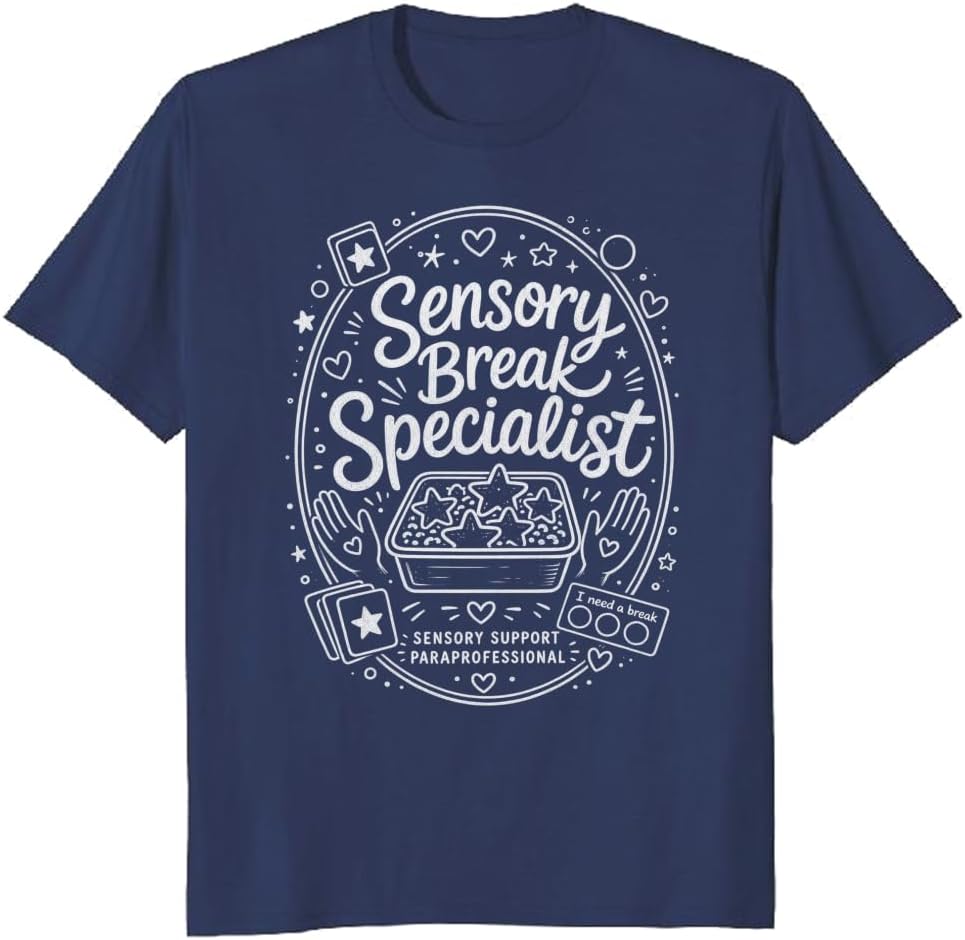 Morning Duty Para T-Shirt Staff Appreciation Doodle Badge Tee - S7