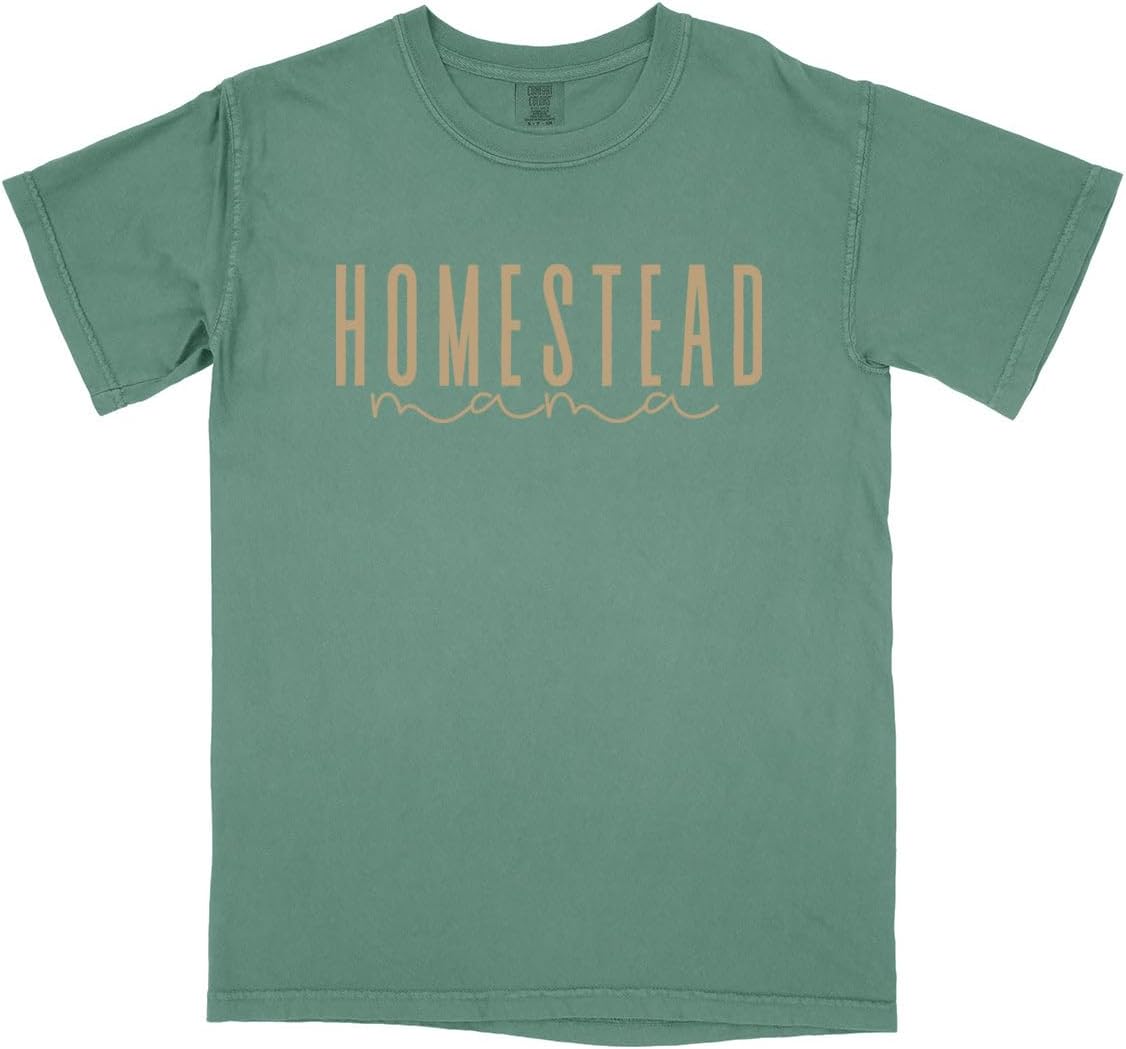 Homestead Mama Comfort Colors Short Sleeve Tee Unisex - Light Green