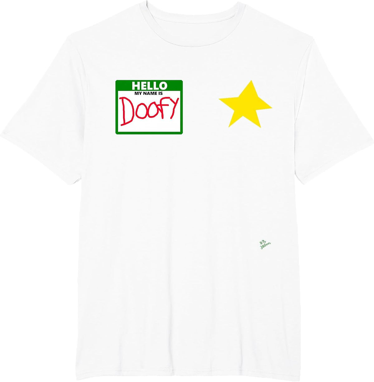 Funny Halloween Officer tee - doofy Costume Halloween T-Shirt - White