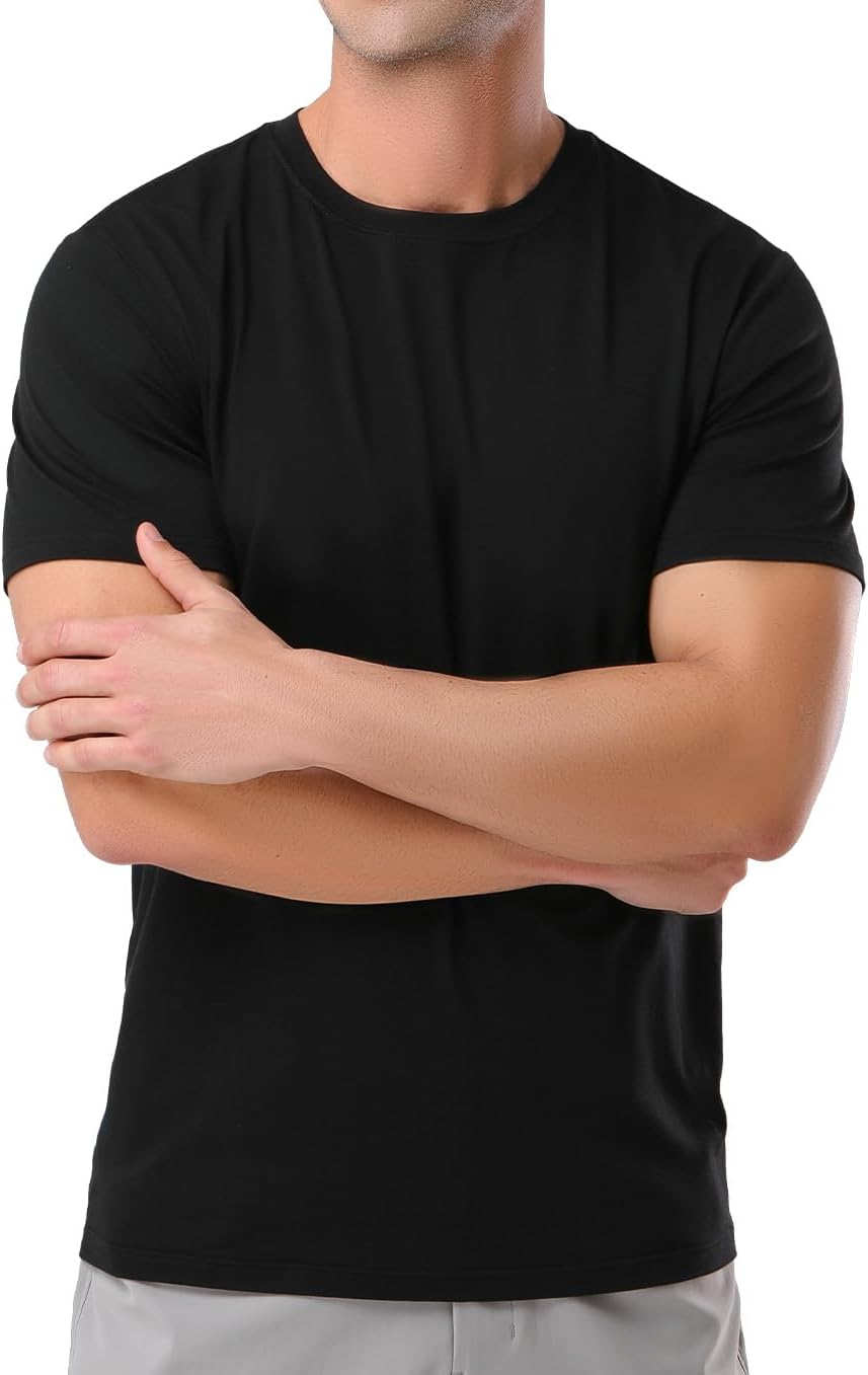 Pioneer Camp Mens Tshirts Cotton Short Sleeve Crew Neck Heavyweight - Black 1