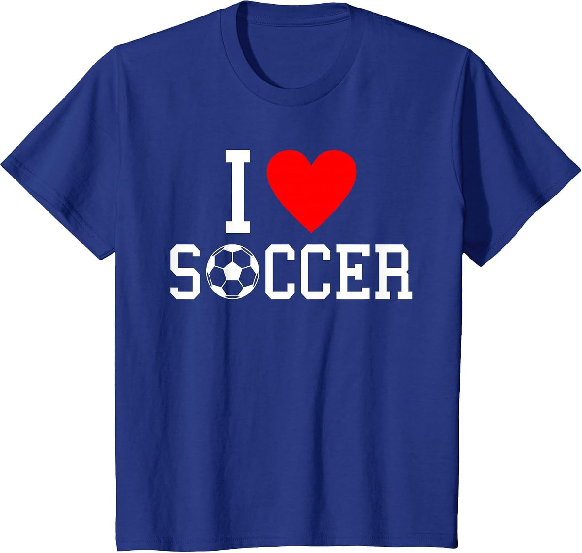 I Love Football T-Shirt - Royal Blue