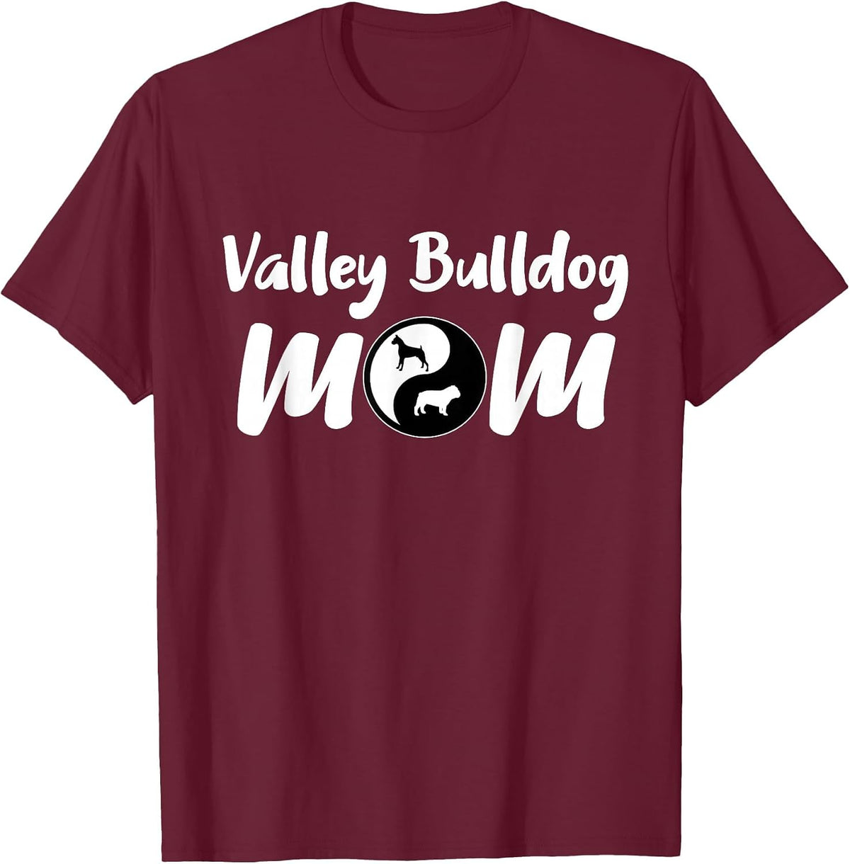 | Pet Dog Mama Cross Breed Owners T-Shirt - Burgundy