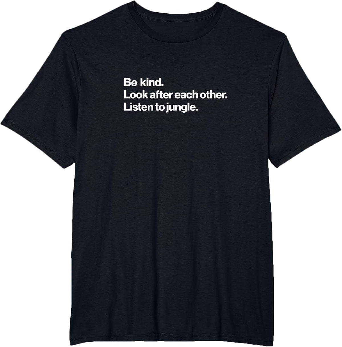Listen to Jungle Music T-Shirt - Black