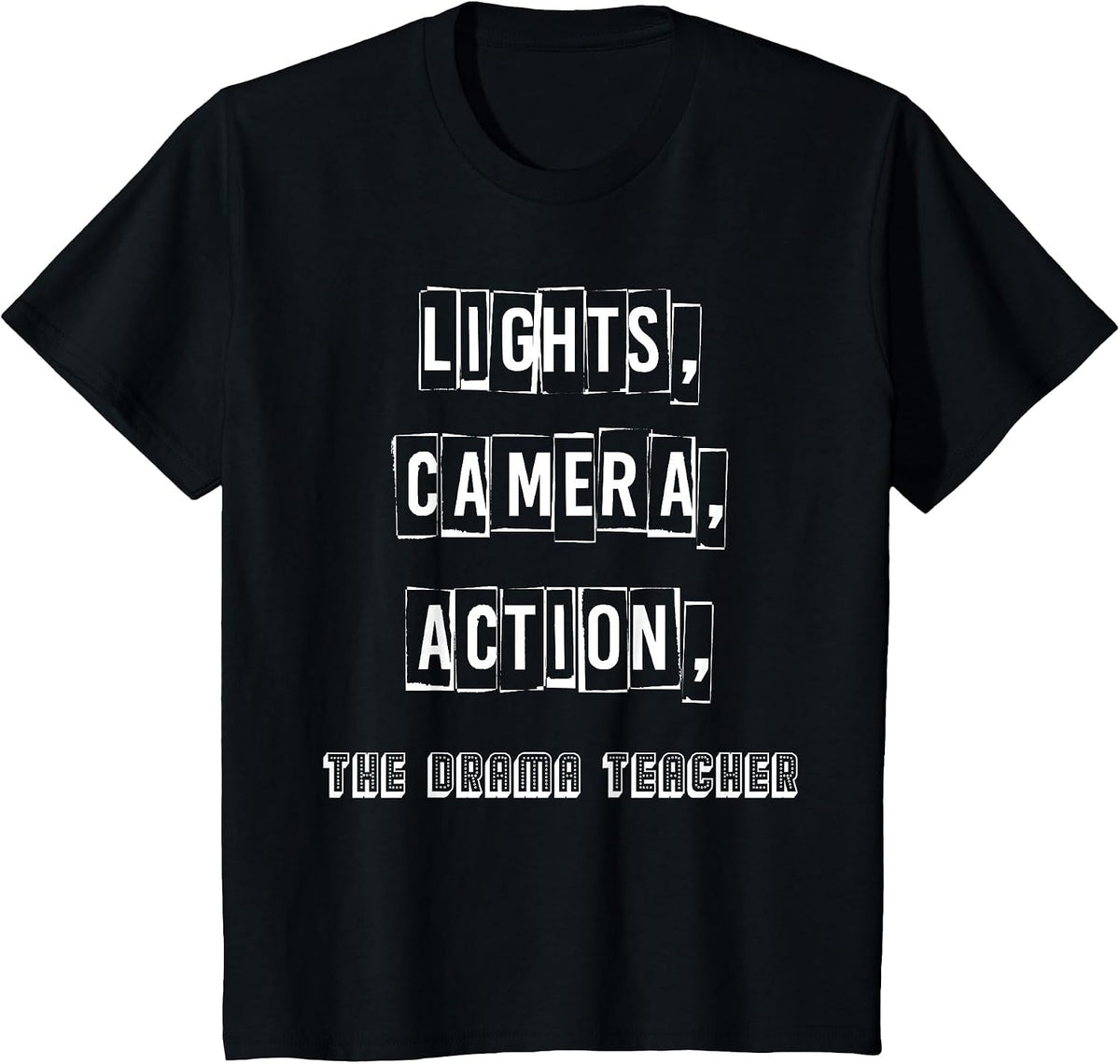 Drama Teacher Theater Actor Student T-Shirt - Black