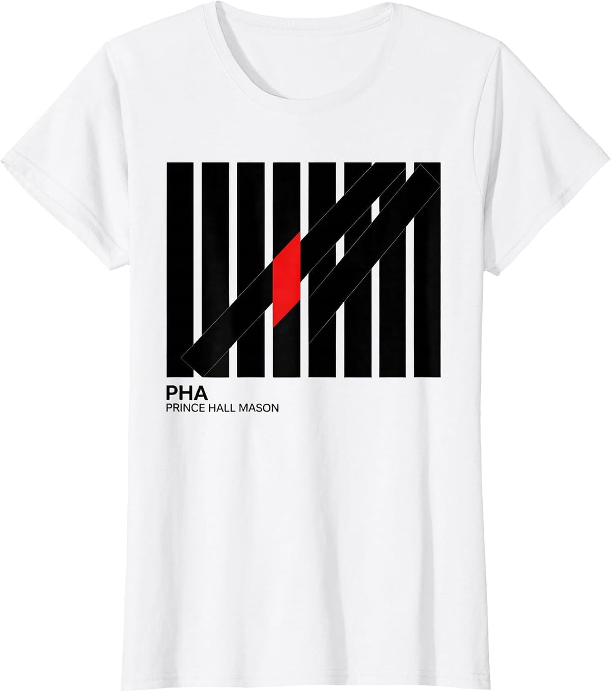 PHA Prince Hall Mason Fraternal Pride Masonic Lodge Gift T-Shirt - White