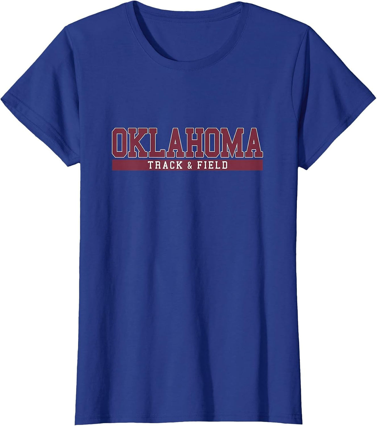 Oklahoma Track & Field T-Shirt - Royal Blue