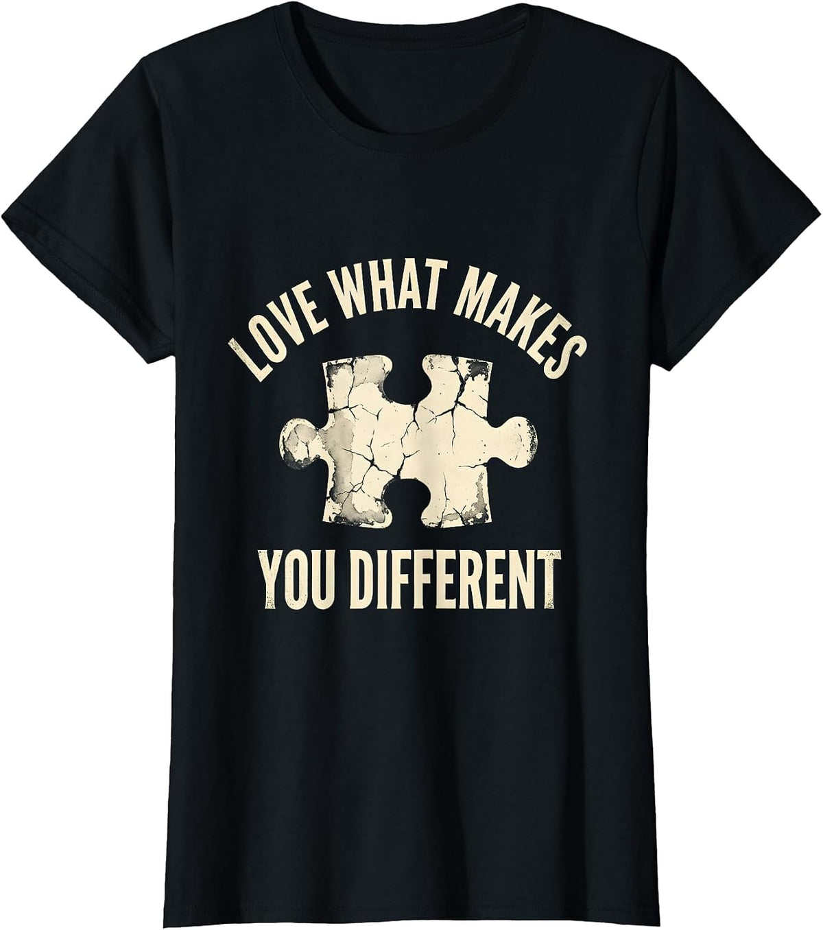 Women's Love What Makes You Different Special Ed Teacher T-Shirt - Black