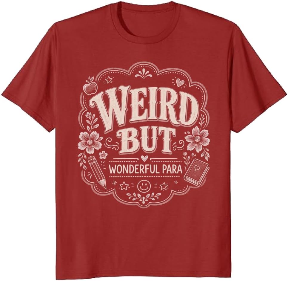 School Paraprofessional T-Shirt Appreciation Ribbon Badge Tee - S10