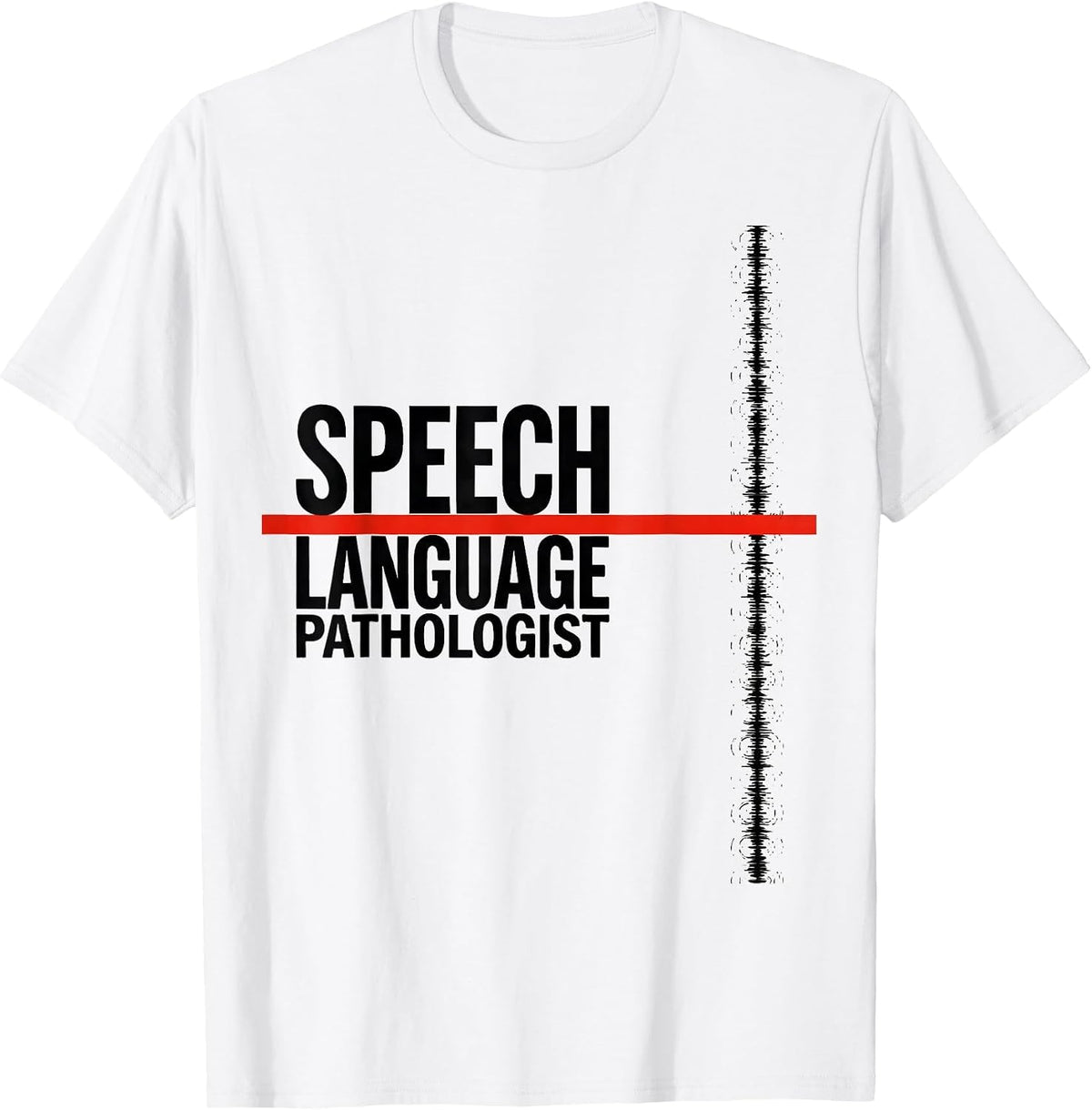Men's Speech Language Pathologist Retro Floral SLP Professional T-Shirt - White