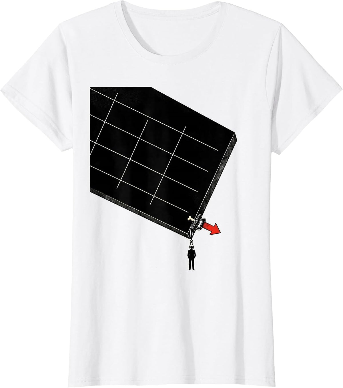 Para Support Monumental Schedule Humor T-Shirt - White