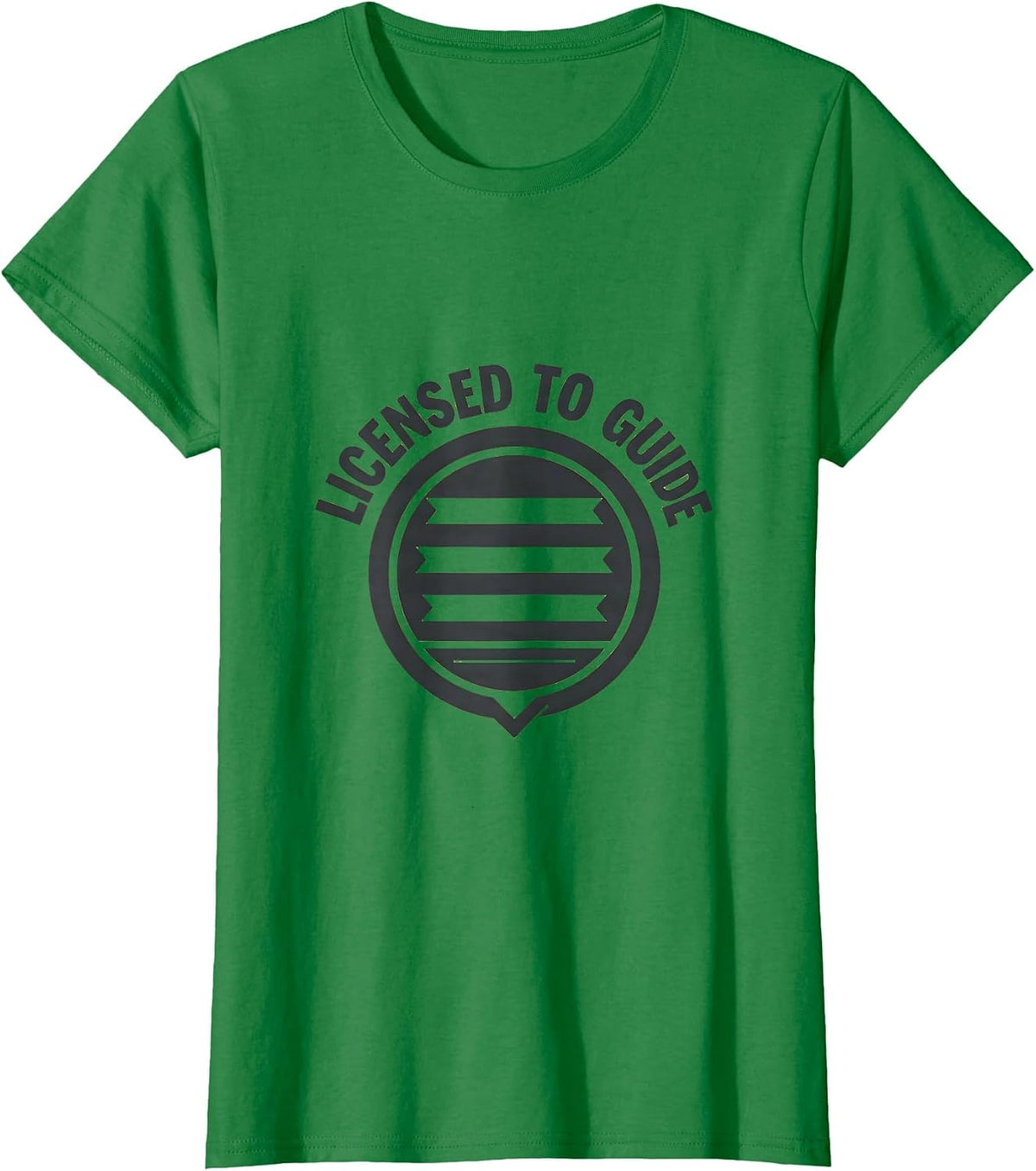 Women's Licensed To Guide Midcentury Modern Social Worker T-Shirt - Kelly Green