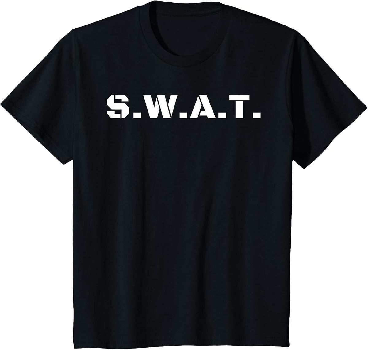 S.W.A.T. Halloween Costume T-Shirt - Black