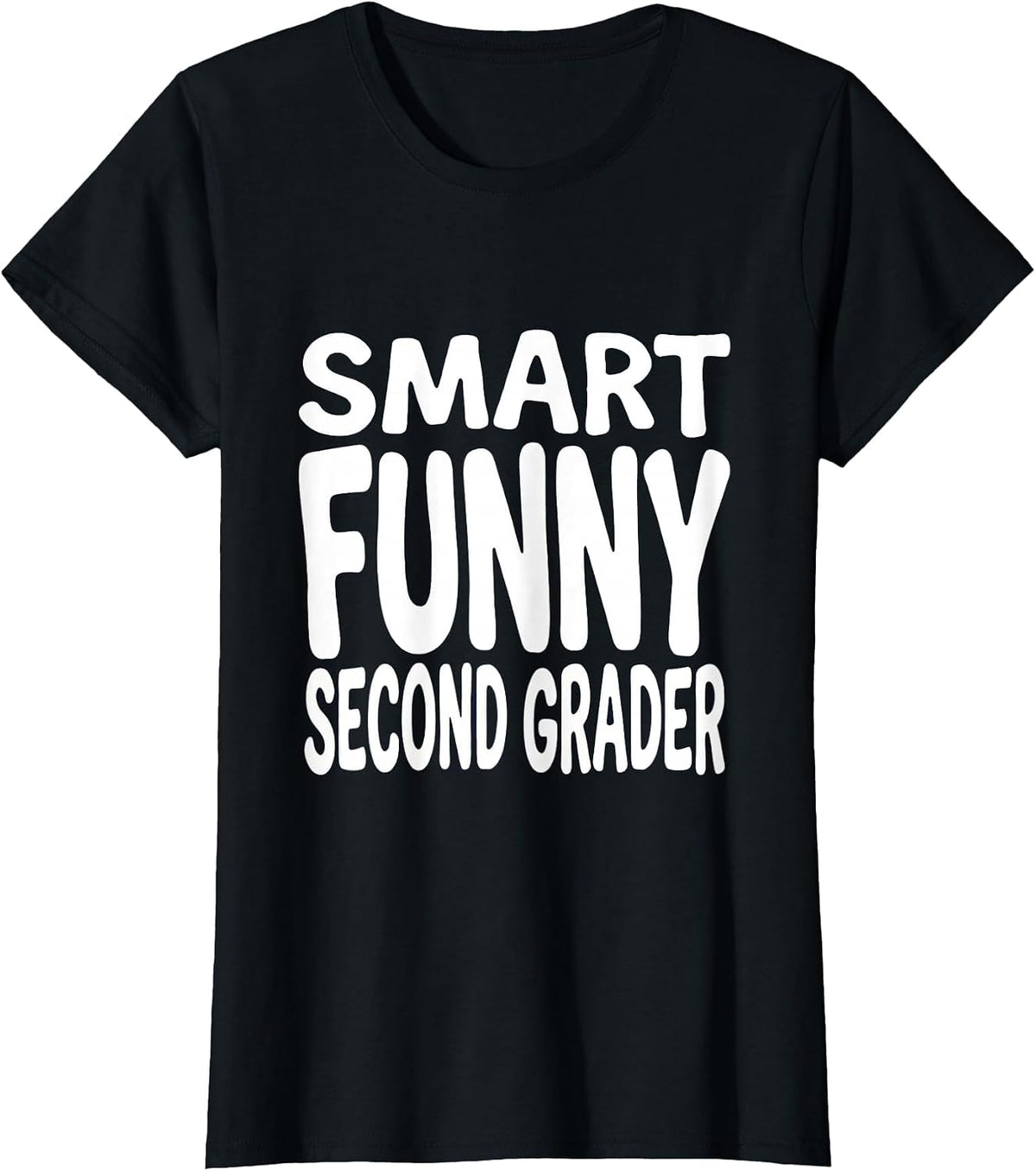 Smart Funny Second Grader 2nd Grade Design T-Shirt - Black