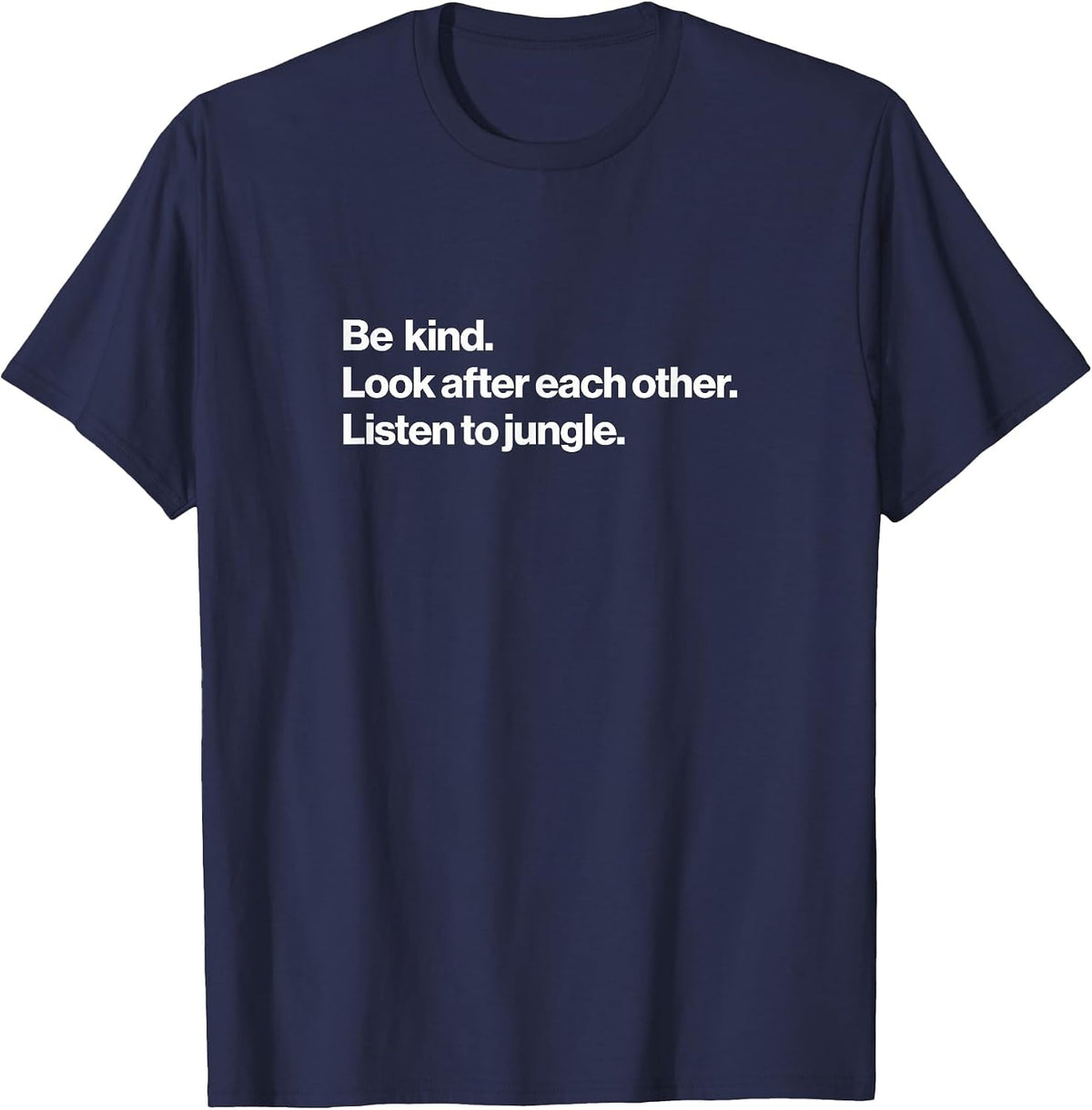 Listen to Jungle Music T-Shirt - Navy Blue