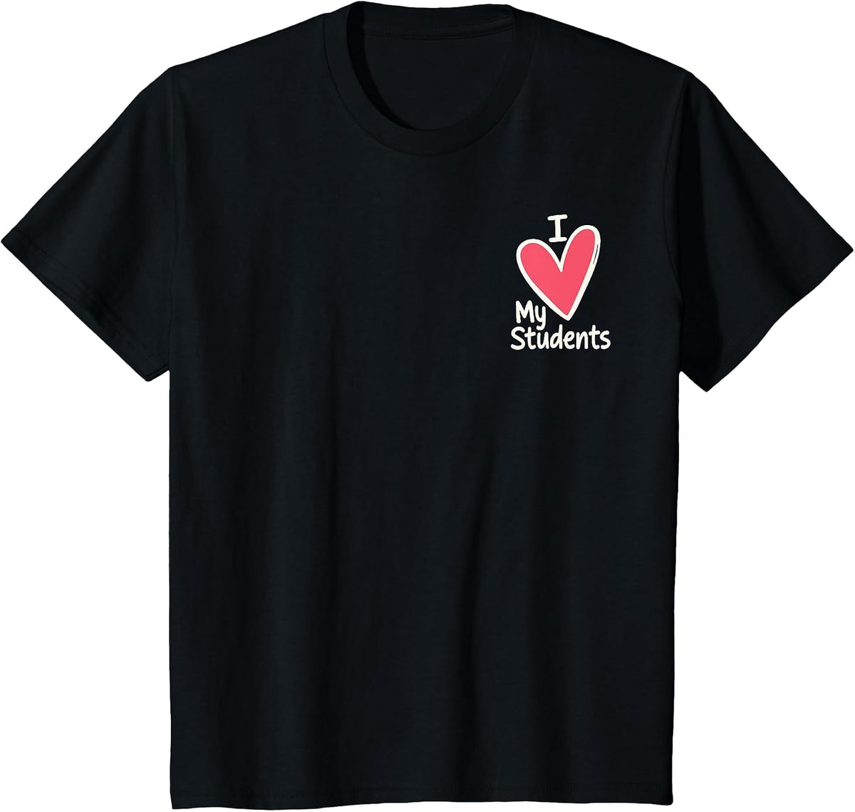 Dear Students Behind Me Teacher Appreciation Back to School T-Shirt - Black