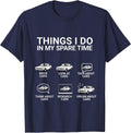 Auto Kerl Funny Things I Am in My Garden Time - Car T-Shirt - Navy Blue