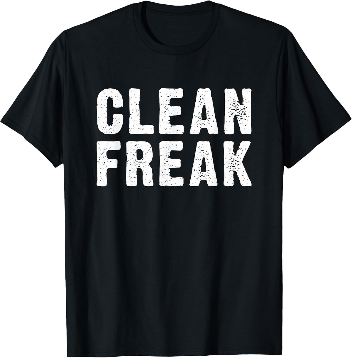 Clean Freak Custodian T-Shirt - Black