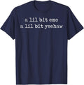 Quote T-Shirt - Navy Blue