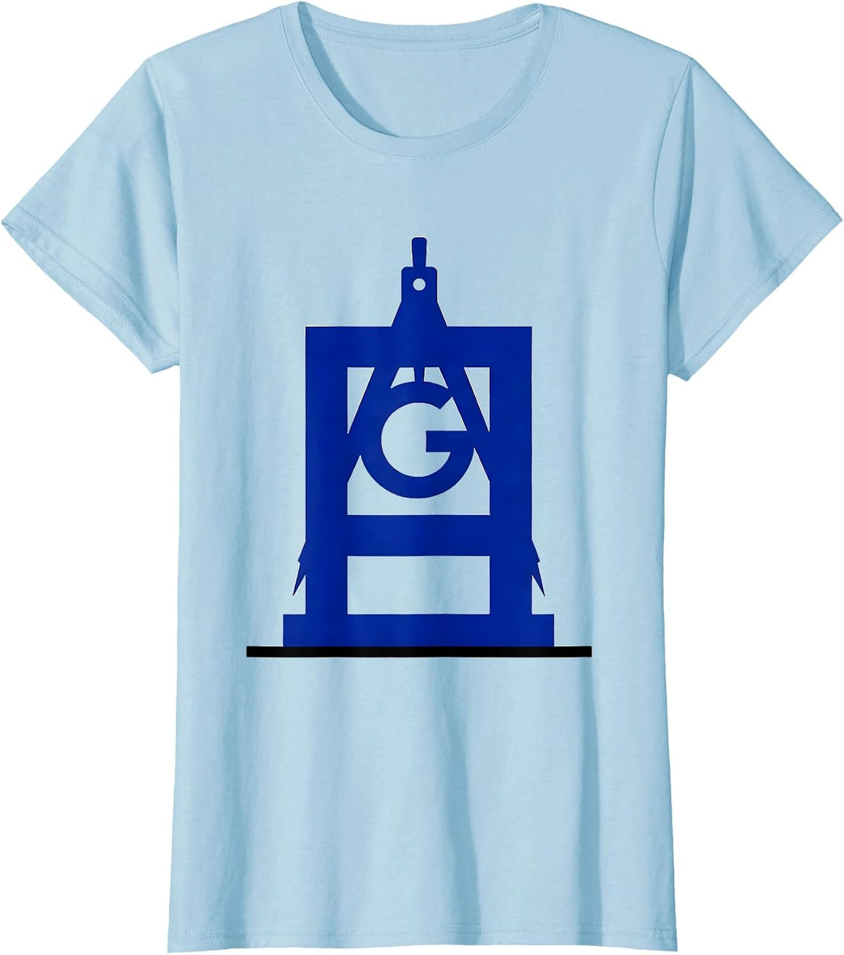 Square And Compass Freemason Lodge Member Pride T-Shirt - Baby Blue