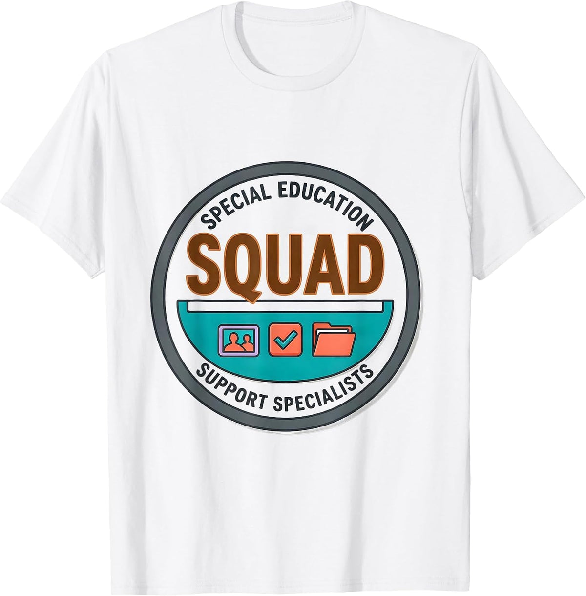 Special Education Squad, Support Specialists Teacher T-Shirt - White