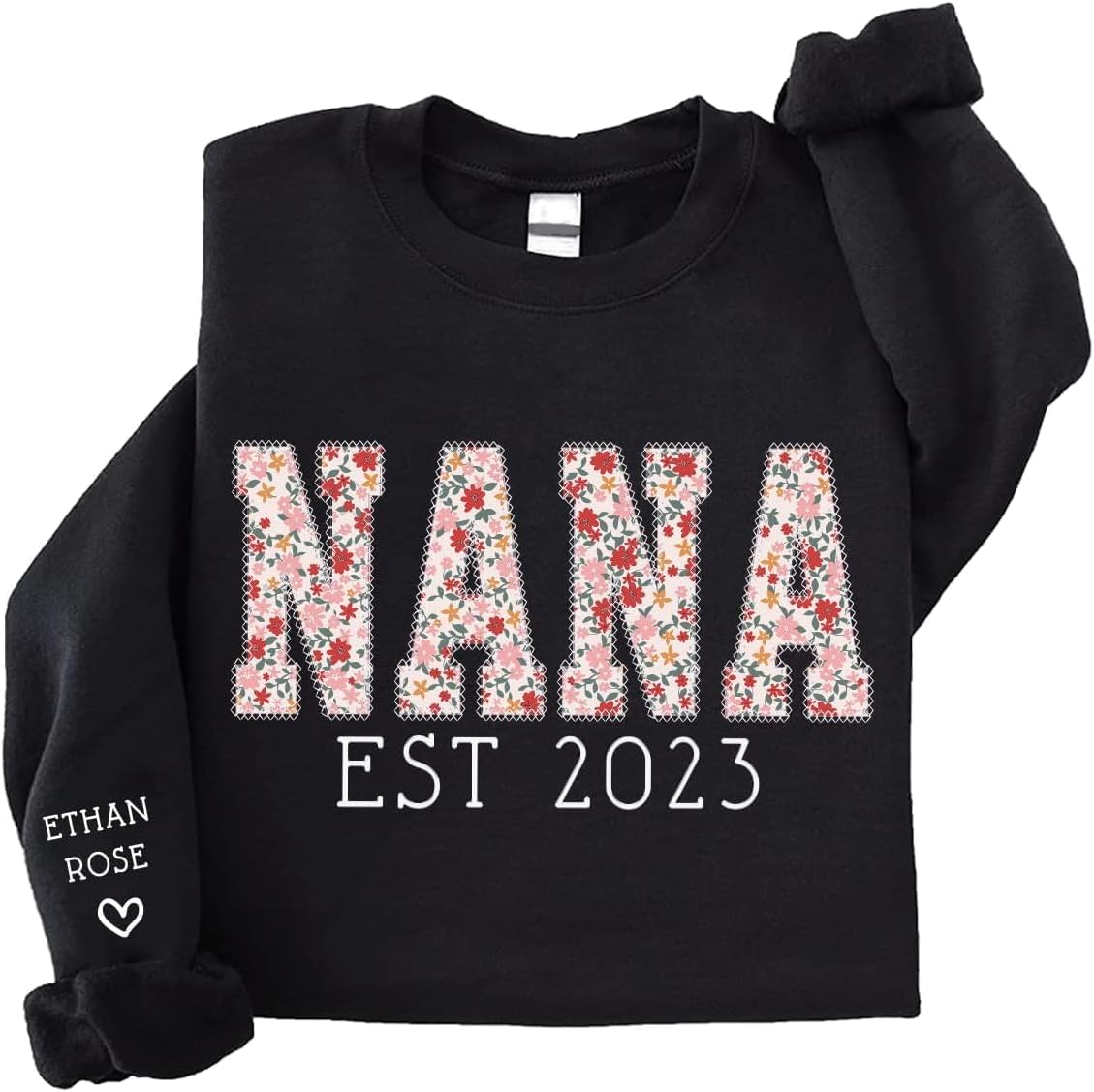 Embroidered Sweatshirt - Grandma Shirt for Mothers Day - A04