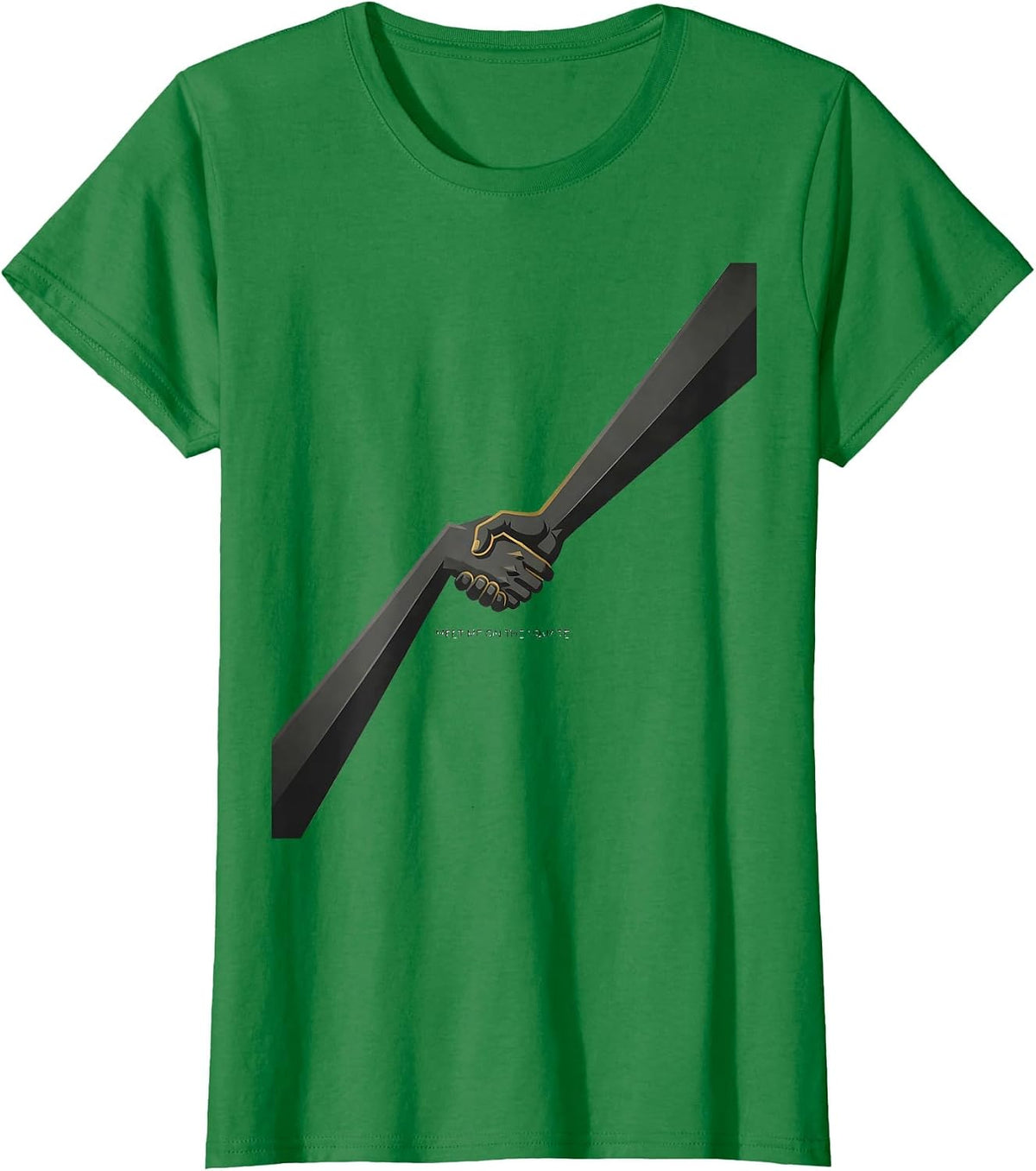 Meet Me On The Square Freemason Square And Compass Fraternal T-Shirt - Kelly Green