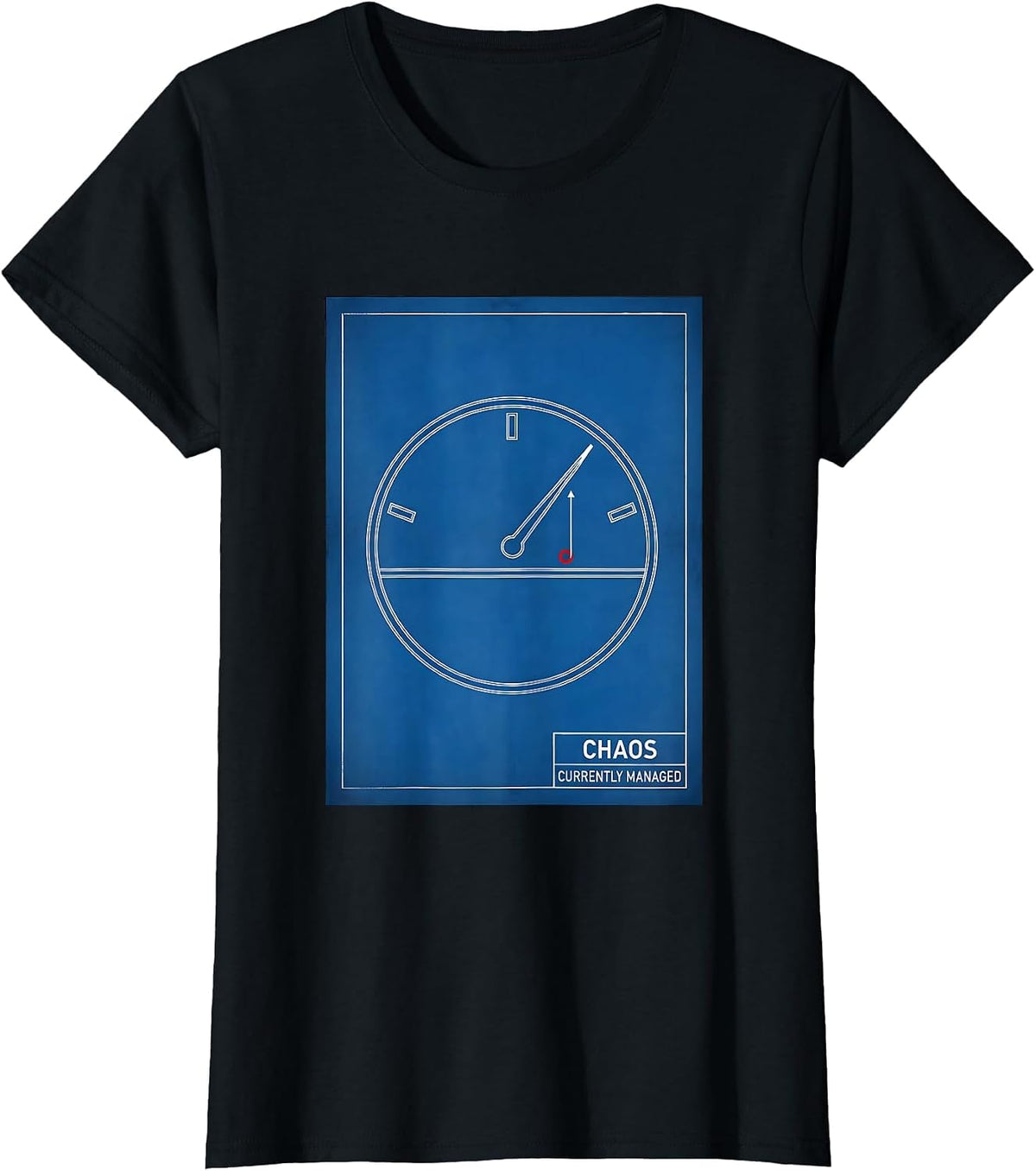 Chaos, Currently Managed Funny Chaos Coordinator Sarcastic T-Shirt - Black