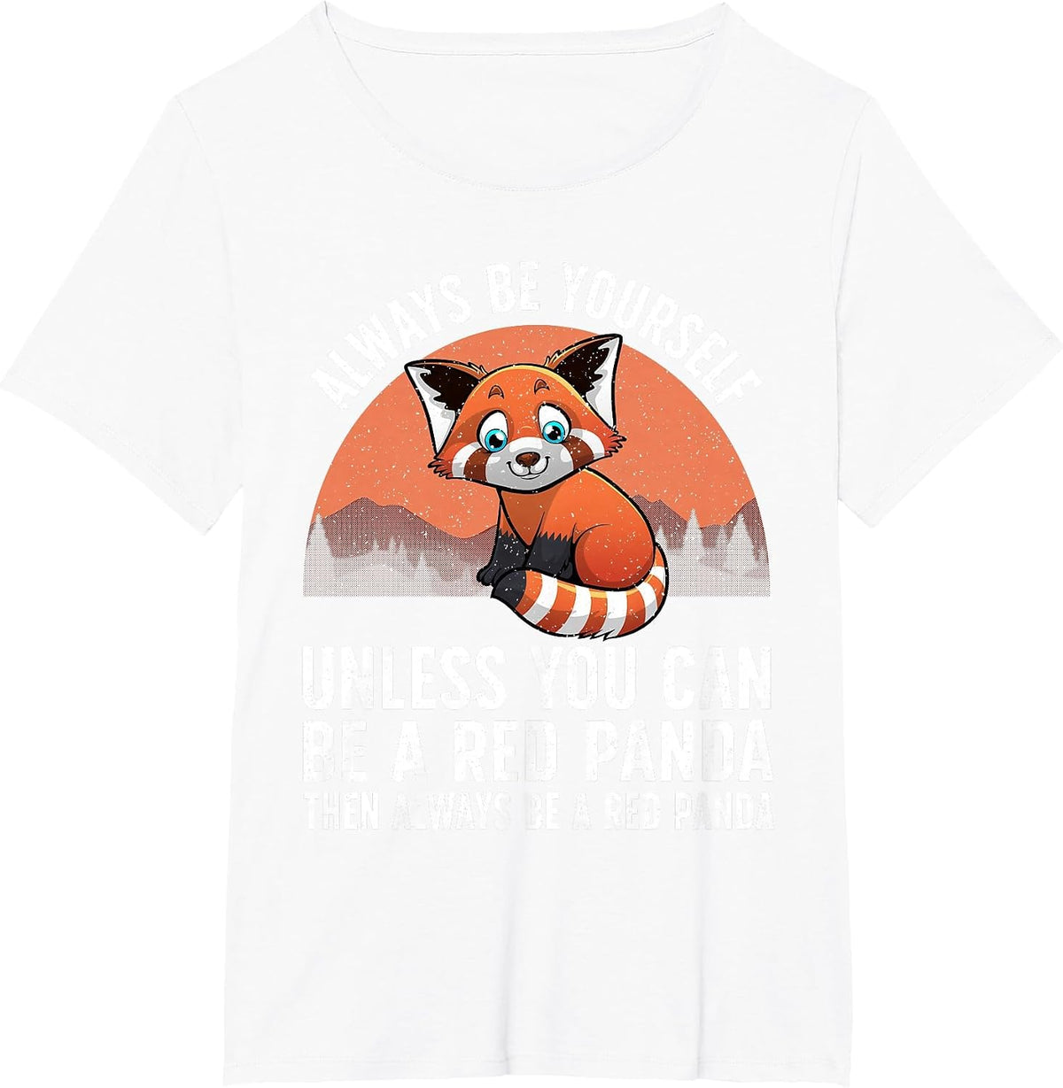 Cool Red Panda Design for Men Women Kids Animal Lover Pandas T-Shirt - White