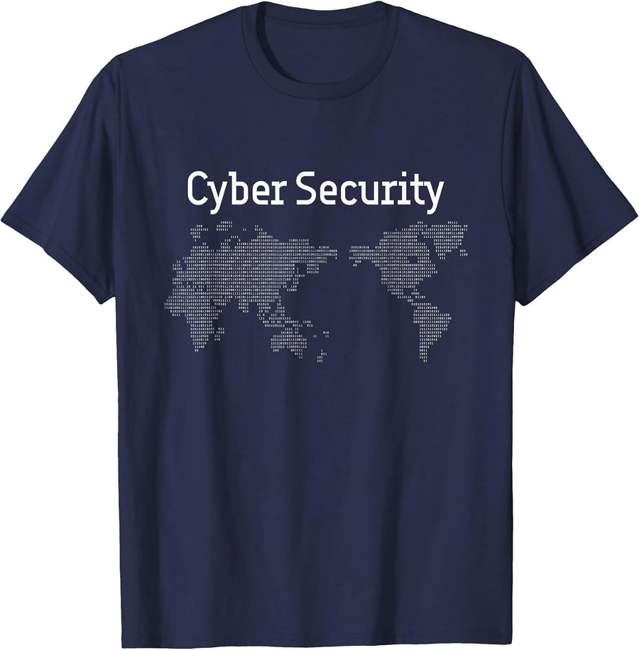 Cyber Security - IT Professional Network Engineer Hacker T-Shirt - Navy Blue
