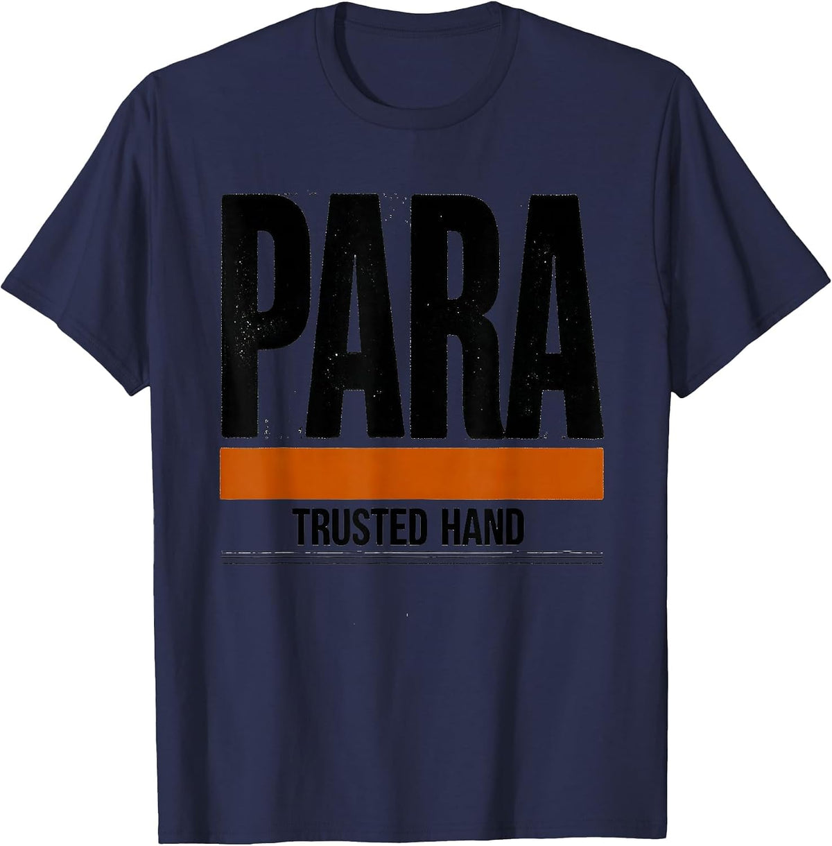 Para Trusted Hand Funny Paraprofessional Teacher Aide Gift T-Shirt - Navy Blue