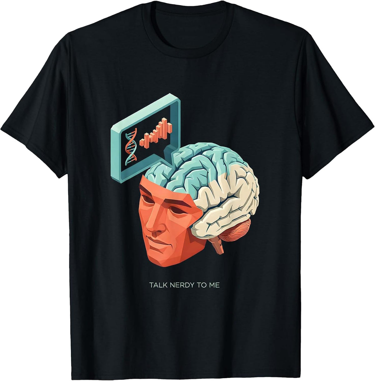 Men's Talk Nerdy To Me Speech Therapy Design T-Shirt - Black