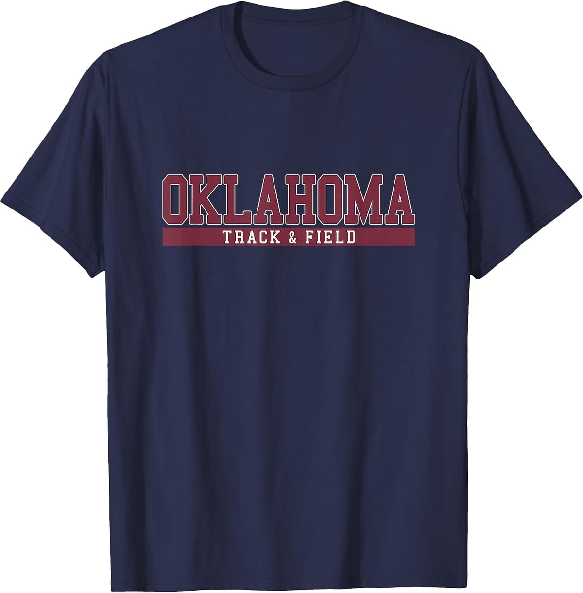 Oklahoma Track & Field T-Shirt - Navy Blue