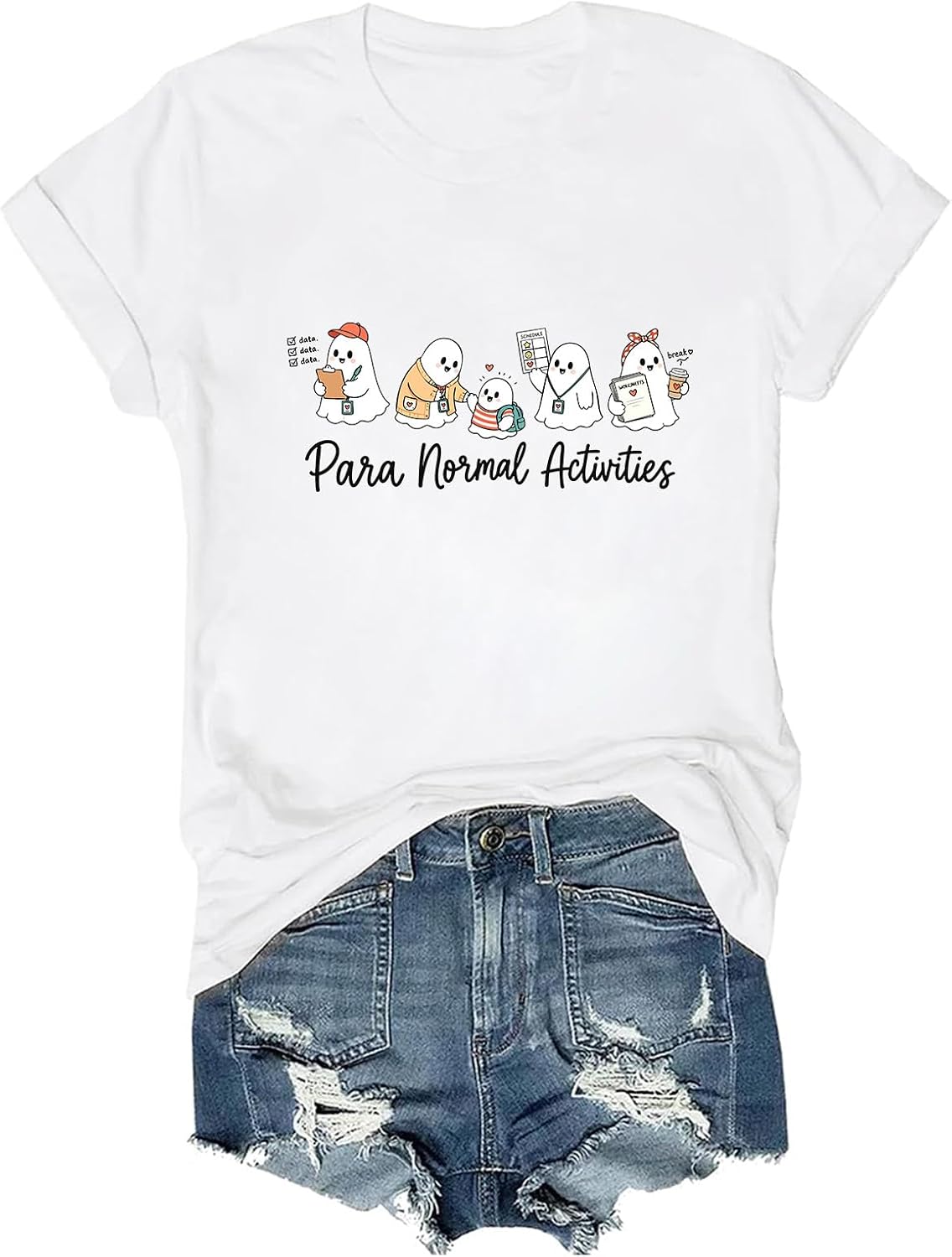 Para Normal Activities SPED Teachers Shirt Paraprofessional Tee Unisex - White