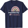 Cute It's A Beautiful Day to Catch Babies T-Shirt - Navy Blue