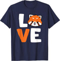 Red Panda Love Animal Red Panda Lover T-Shirt - Navy Blue