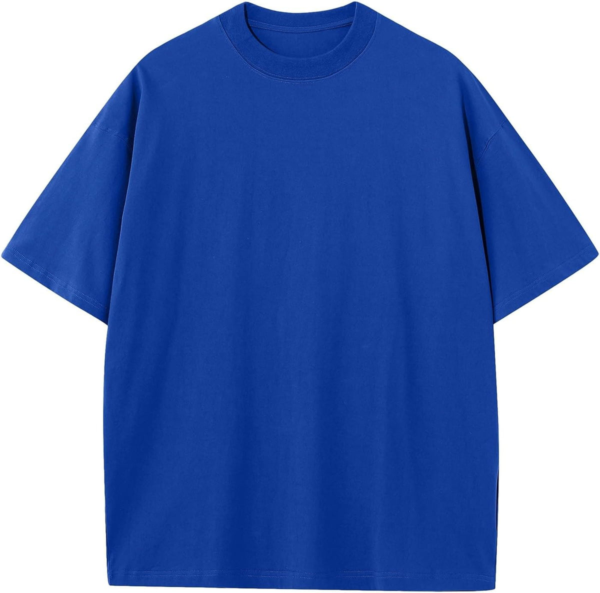 Men's Oversized T-Shirts Heavyweight Cotton Tee Crew Neck Short Sleeve T Shirts Loose Fit Basic Essential Soft Classic Tees