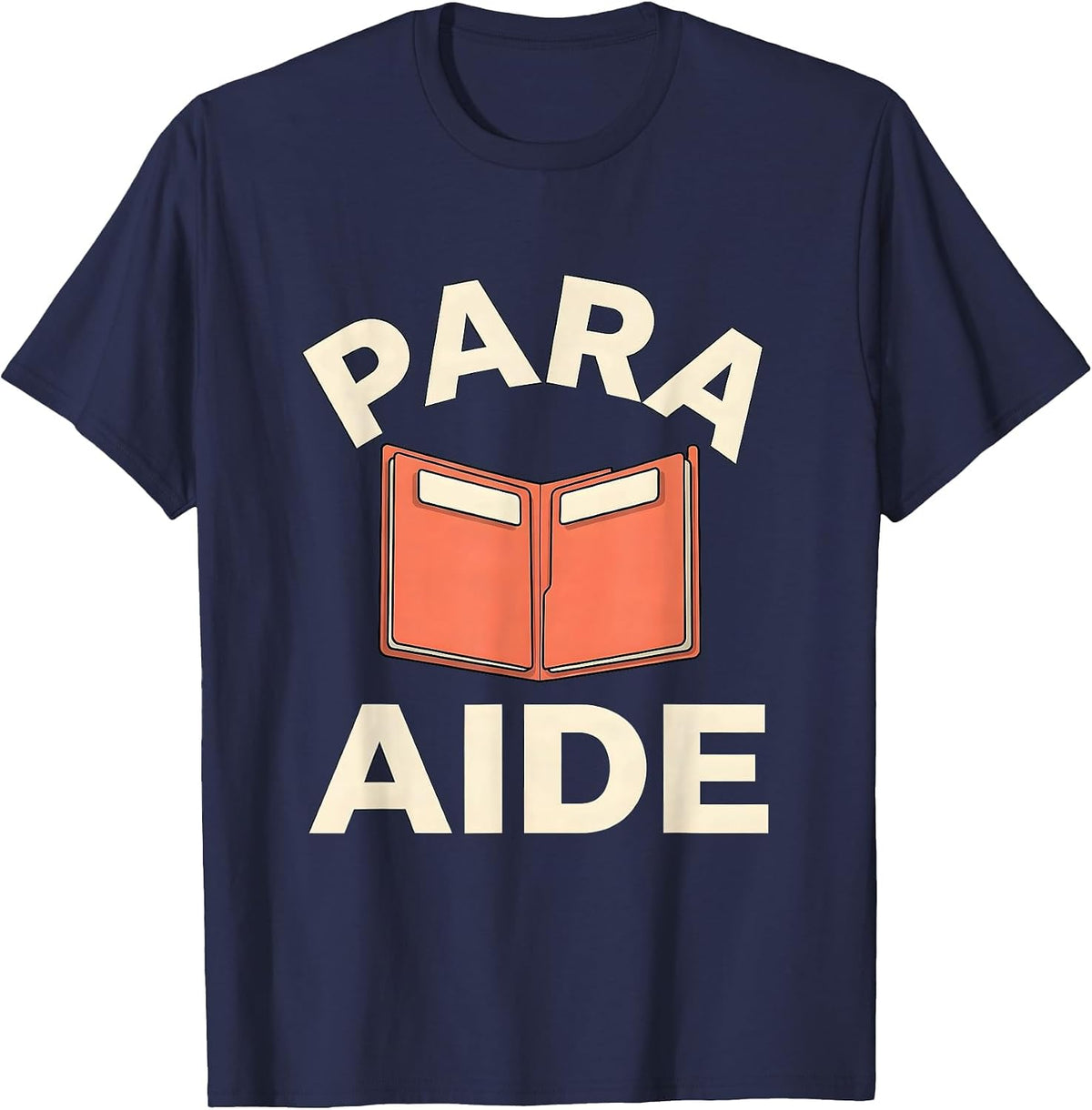Men's Para Aide Funny Paraprofessional Paraeducator Teacher T-Shirt - Navy Blue
