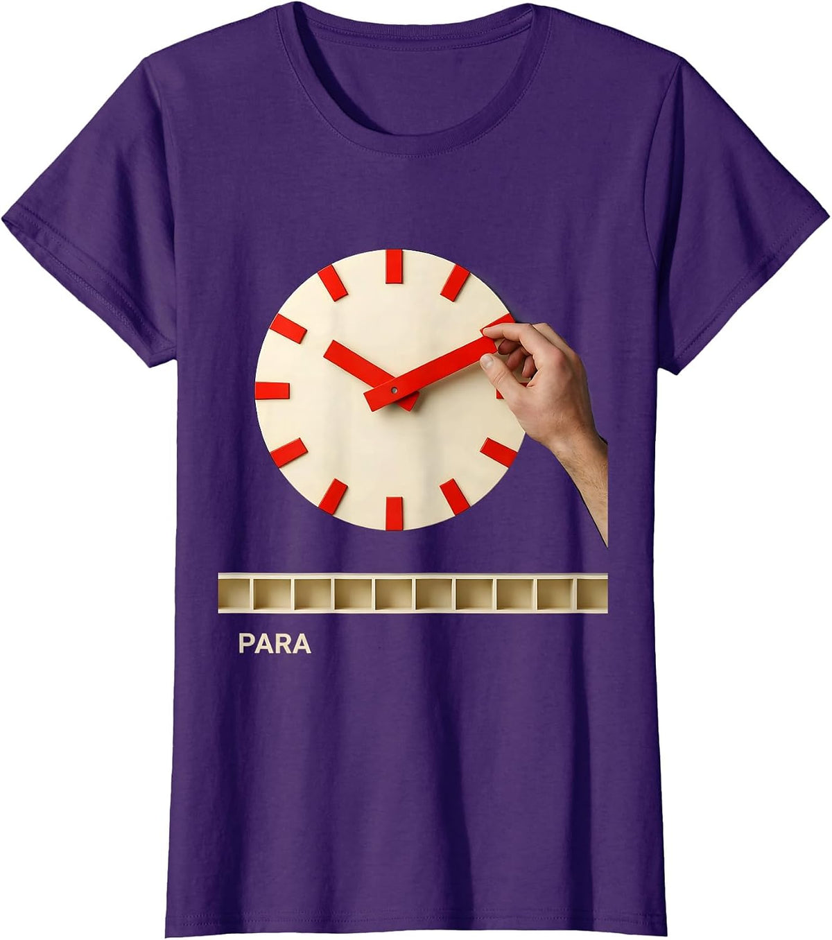 Women's Para Funny Paraprofessional Paraeducator Teacher Aide T-Shirt - Purple