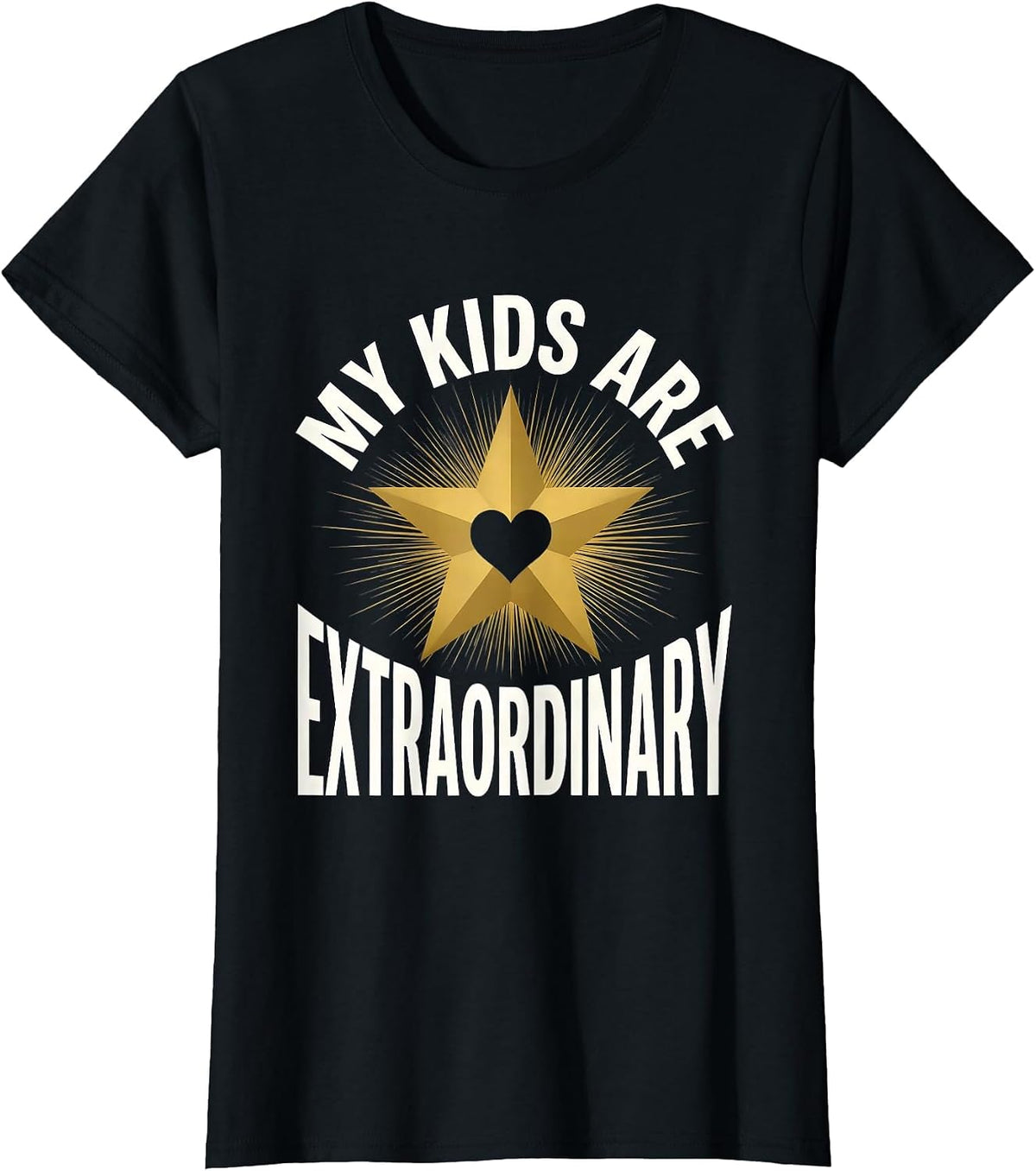 Women's My Kids Are Extraordinary Special Education Teacher T-Shirt - Black