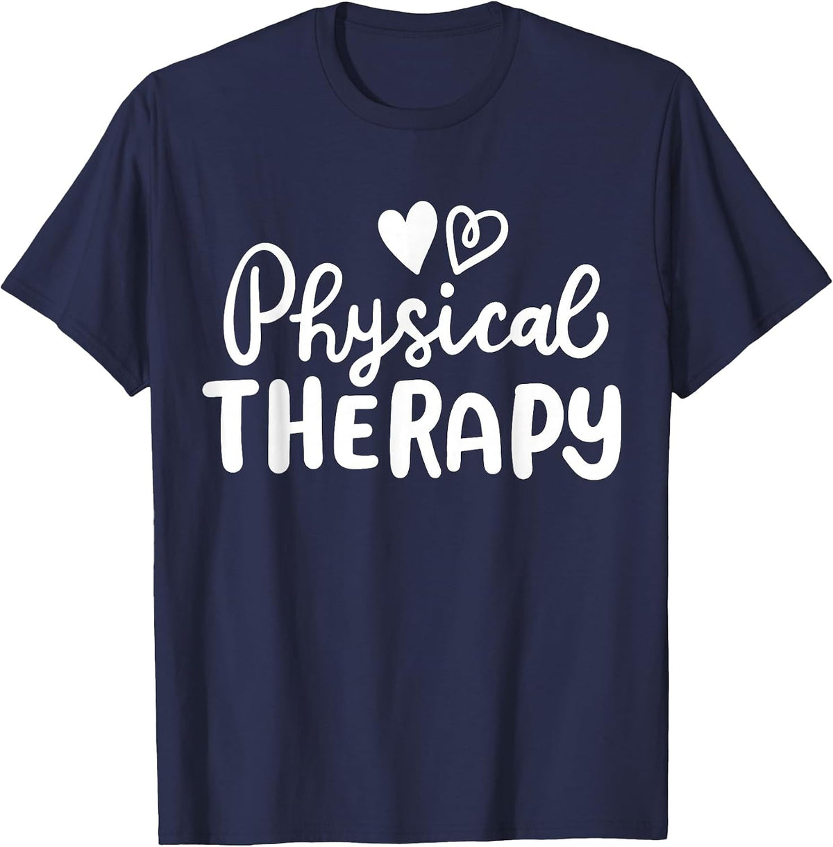 Physical Therapy Therapist PT T-Shirt - Navy Blue